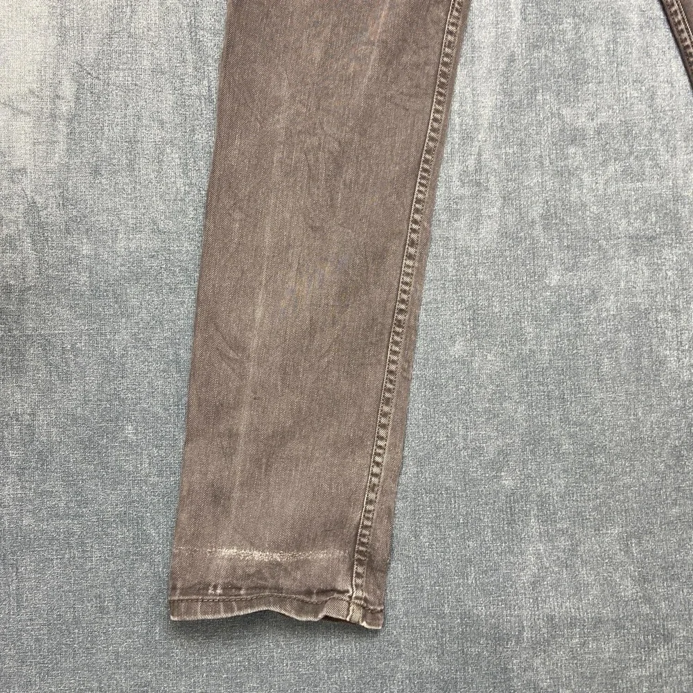 Levi's 511 Jeans Men 32x32 Gray Denim Everyday Wear Light Wash Slim Straight Leg